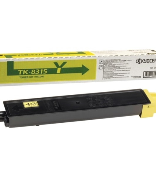 Картридж лазерный Kyocera TK-8315Y (1T02MVANL0) желтый для TASKalfa 2550ci 6000 стр.