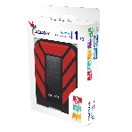 Внешний HDD 2.5' ADATA HD710P, 1TB, USB 3.2 Gen 1 Type-A, 5400 rpm, черный/красный, фото12