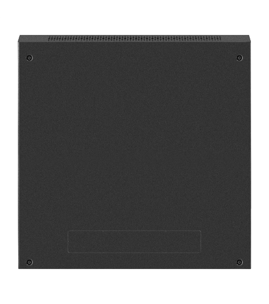 Шкаф телекоммуникационный 19' настенный 6U ExeGate EC-WM-6U.600.G.BLACK (19', 6U, 600x600x370 мм (ШхГхВ), передняя дверь закаленное стекло, съемные боковые панели, пыле- и влагозащита IP23, черный RAL 9004)