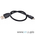 Кабель USB 2.0 Pro Gembird/Cablexpert AM/microBM 5P, 0.3м, экран, черный, пакет, фото2
