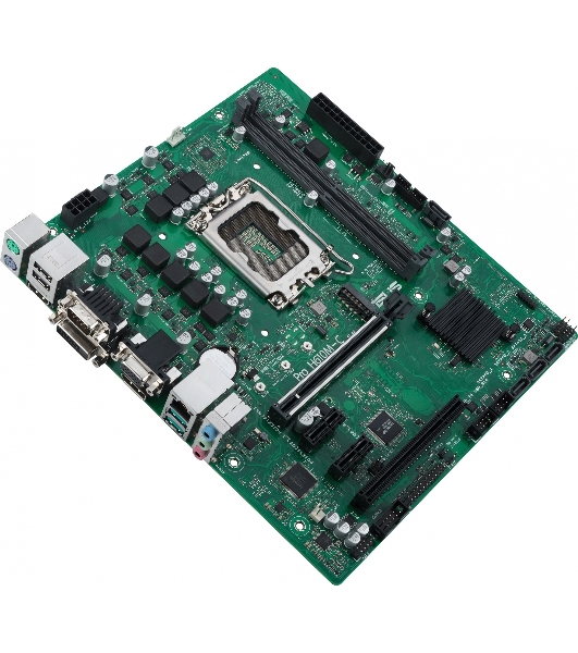 Материнская плата ASUS Pro H610M-C-CSM, LGA 1700, Intel H610, 2xDDR5, 4xSATA, 1xM.2, 1xPCIe 5.0 x16, 2xPCIe x1, 1xPCI, 1xHDMI, 1xDP, 1xDVI-D, 1xVGA, 1x 1Gb LAN, 2xUSB-A 3.2 Gen 2, 2xUSB-A 2.0, 3x3.5 мм, 7.1, mATX