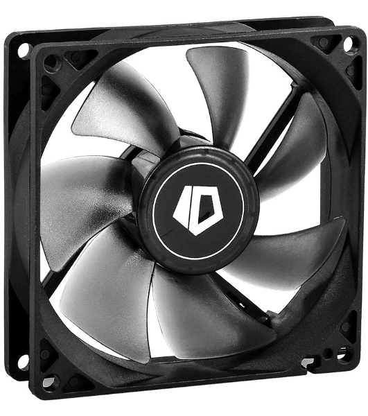 Вентилятор для корпуса ID-Cooling NO-9225-SD черный, 92 мм, 1500 об/мин, 29 дБ, 3 pin