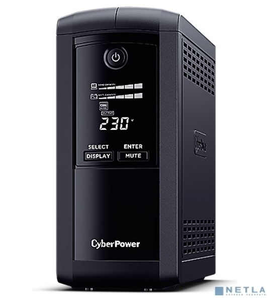 Источник бесперебойного питания CyberPower VP1000EILCD/1000 ВА/550 Вт/6 х IEC 320 C13 (компьютерная)
