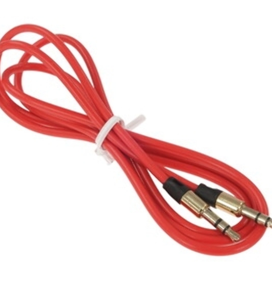 Кабель аудио Cablexpert CCAB-01-35MM-1MR, 3.5 Jack (M)/3.5 Jack (M), красный. 1м, блистер