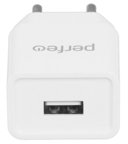 Сетевое зарядное устройство PERFEO с разъемом USB, 2А, белый (I4657)