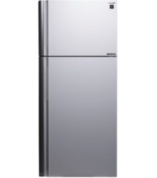 Холодильник Sharp SJ-XE55PMWH белый жемчуг двухкамерный 388/148л морозилка сверху, No Frost