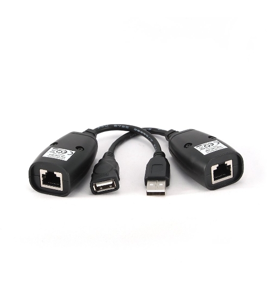 Кабель Gembird USB 2.0 удлинительный AM/AF/RJ45Fx2 по витой паре