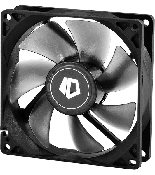 Вентилятор для корпуса ID-Cooling NO-9225-SD черный, 92 мм, 1500 об/мин, 29 дБ, 3 pin