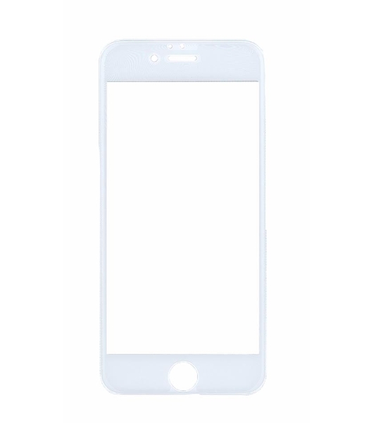 Защитное стекло 4D для Apple iPhone 6/6S белый