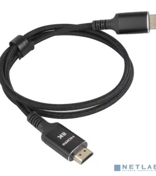 Кабель iOpen HDMI 19M/M,ver. 2.1 8KX60Hz (Econom) оплетка 1.5m ACG859B-1.5