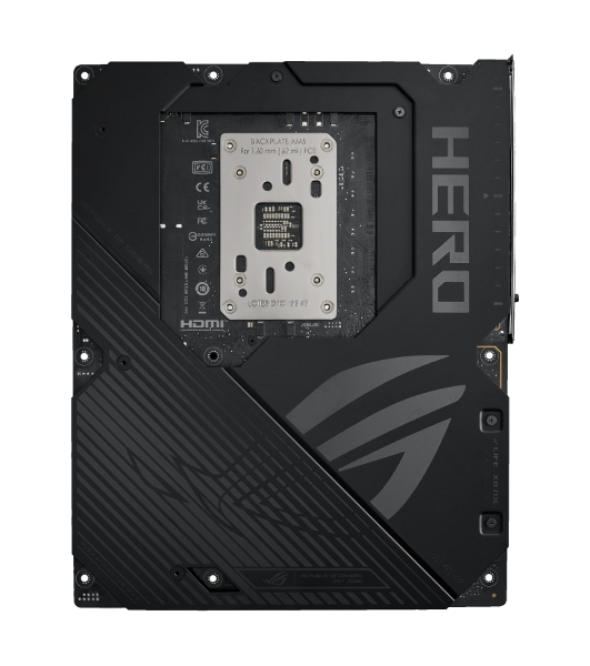 Материнская плата ASUS ROG CROSSHAIR X870E HERO, AM5, AMD X870E, 4xDDR5, 4xSATA, 5xM.2, 2xPCI-E 5.0 x16, 1xHDMI, 2xUSB-C (видео), 2x 5Gb LAN, 6xUSB-A 3.2 Gen 2, 2xUSB-C 3.2 Gen 2, 2xUSB4, 2x3.5 мм, 7.1, ATX