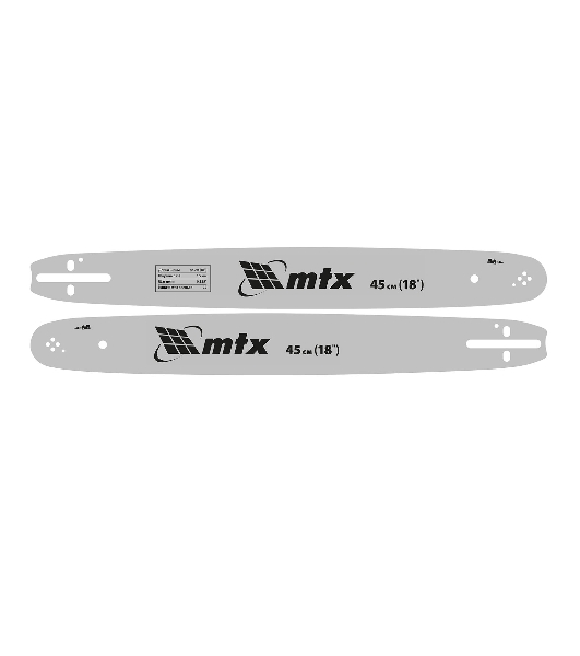 Шина для бензопилы MTX длина 45 см (18'), шаг 0,325', паз 1,5 мм, 72 звена