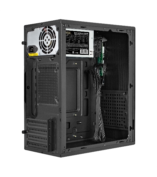 Компьютерный корпус Minitower ExeGate BAA-308MU2-AAA400 (mATX, БП AAA400 с вент. 8см, 1хUSB+2хUSB 3.0, HD Audio, черный)