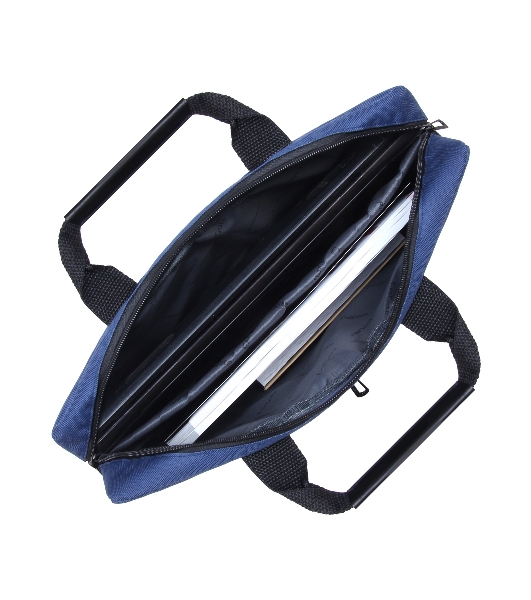 Сумка для ноутбука ExeGate EX264613RUS Office F1590 Dark-Blue, темно-синяя, полиэстер, для ноутбуков до 15.6'