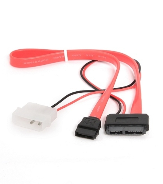 Кабель Gembird/Cablexpert Combo miniSATA, molex+SATA/miniSATA, 6pin+7pin, (длина инт-35 см, пит-30 см)