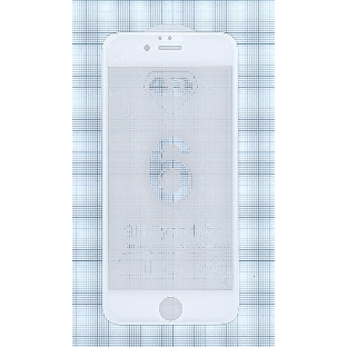 Защитное стекло 4D для Apple iPhone 6/6S белый