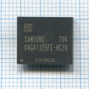 Видеопамять GDDR5 Samsung K4G41325FE-HC28