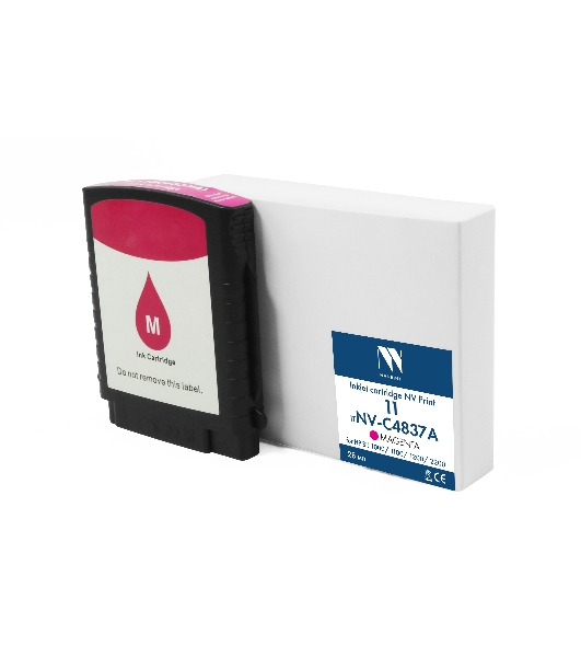 Картридж струйный NVPrint 11 (NV-C4837A) Magenta для HP BIJ 1000/1100/1200/2200 (28мл) совместимый