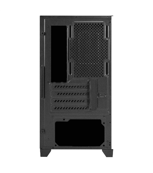 Компьютерный корпус Minitower ExeGate i3 SEA LE (mATX, без БП, 1хUSB+1хUSB 3.0, HD аудио, черный, передняя и боковая панели - закаленное стекло)