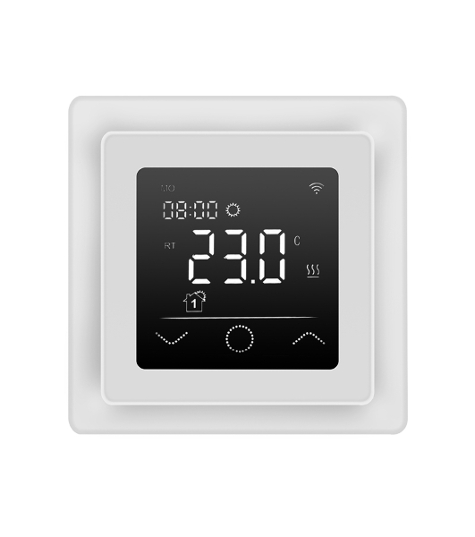 Терморегулятор цифровой Rexant ClimaHome W сенсорный, программируемый, с Wi-Fi, белый