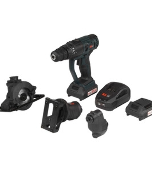 Дрель-шуруповерт Klpro KLMS18-20, 18 В, 2 Ач, 28 Нм, щеточный, ударный