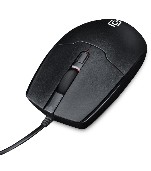 Мышь проводная Oklick 147M черный, 1600 dpi, PS/2, кнопки - 3