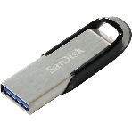 Флешка USB Sandisk CZ73 Cruzer Ultra Flair (SDCZ73-128G-G46), 128Gb, USB 3.0, R/W 150/45, серебристый/черный, фото 1