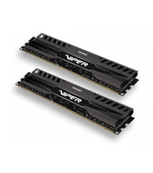 Оперативная память Patriot Viper 3, DDR3, 16GB (2x8 GB), 1600 MHz, CL9, DIMM, радиатор, черный