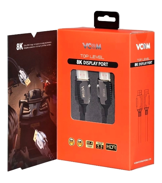 Кабель соединительный VCOM CG634-2M DISPLAY PORT v1.4, 8K@60Hz, 2 м