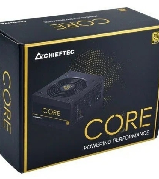 Блок питания Chieftec BBS-500S-Bulk, 500Вт, 80 PLUS Gold,120мм, черный