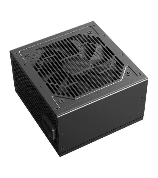 Блок питания PCCOOLER, 750W 80 PLUS  (ATX, ATX 2.4, Non-modular, 1x24(20+4)pin 550мм, 1xCPU*2 8(4+4)pin 610+150мм, 3xPCIe 8(6+2)pin 510мм, 2xSATA*3+MOLEX4pin*1 450+150+150+150мм, Active, 120x120мм, 140x150x86мм, APFC, OVP, SCP, OPP (140-160%, 2ms delay))