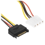 Кабель питания SATA Cablexpert CC-SATA-PS-M, 15 см, sata 15pin/molex 4pin, пакет, фото3