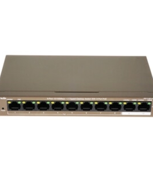 Коммутатор Tenda TEF1110P-8-102W 8PORT 100M 8POE