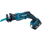 Пила саб аккумуляторная Makita DJR185RME18В 2х4А·чLi-ion 0-3000ход\м ход-13мм рез-50мм 1.5кг, фото 1