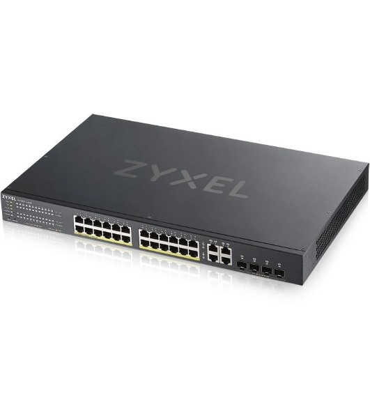 Коммутатор Zyxel NebulaFlex GS192024HPV2-EU0101F 24G 24PoE+ 375W управляемый