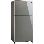 Холодильник Sharp SJ-XG60PGSL серебристый двухкамерный 422/178л морозилка сверху, No Frost, фото2