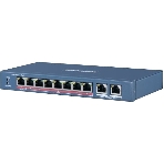 Коммутатор Hikvision DS-3E0310HP-E, 8×100 Мбит/с PoE+ + 2×1 Гбит/с, неуправляемый, фото6