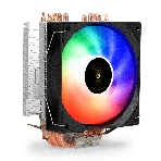 Кулер ExeGate Wizard EXX600-PWM.ARGb (Al+Cu, 6 тепл.трубки, LGA775/1150/1151/1155/1156/1200/1700/1851/AM2/AM2+/AM3/AM3+/AM4/AM5/FM1/FM2/754/939/940, TDP 180W, Fan 120мм PWM, 800-2400RPM, Hydro bearing, 4pin + 5V 3pin ARGb, 11-24db, 540г, ARGb подсветка, с термопастой, на защелках, Color Box), фото20