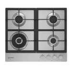 Газовая варочная панель Indesit THPM 642 W/IX/I, нержавеющая сталь, фото 1