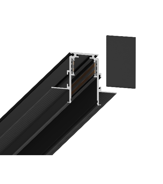 GL3608 BK черный заглушка для встраиваемого магнитного шинопровода Magnetic 48V (2шт)