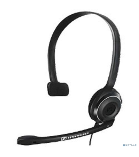 Гарнитура проводная Sennheiser PC 7 USB моно накладная закрытая 42-17000Гц 2м USB 95дБ микрофон 90-15000Гц