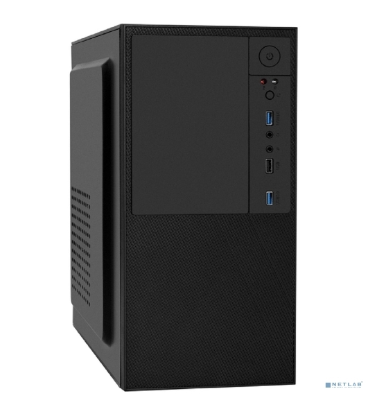Компьютерный корпус Minitower ExeGate BAA-308U2 (mATX, без БП, 1хUSB/2хUSB 3.0, HD Audio, черный)