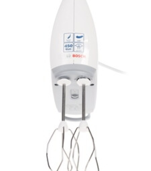 Миксер ручной Bosch MFQ36480 450Вт белый/серый