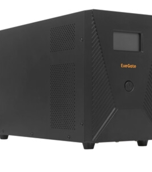 Источник бесперебойного питания ExeGate EX292614RUS SpecialPro UNB-3000.LED.AVR.3SH.2C13.RJ.USB 3000VA/1800W,LED, AVR,3*Schuko+2*C13,RJ45/11,USB, металлический корпус, черный