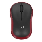 Мышь беспроводная Logitech M185, красный, 1000 dpi, радиоканал, USB, кнопки - 3, фото31