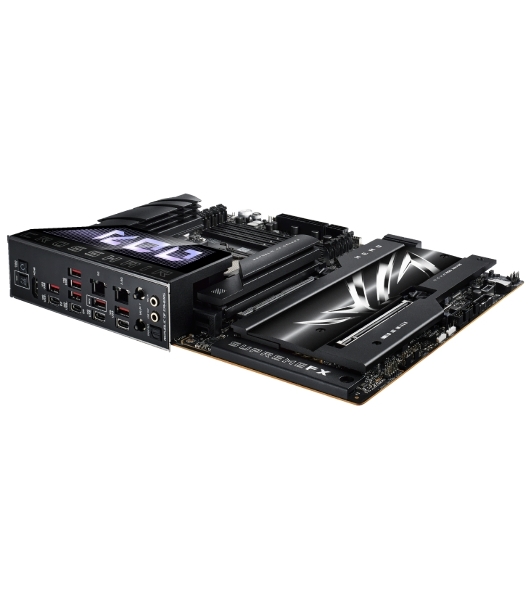 Материнская плата ASUS ROG CROSSHAIR X870E HERO, AM5, AMD X870E, 4xDDR5, 4xSATA, 5xM.2, 2xPCI-E 5.0 x16, 1xHDMI, 2xUSB-C (видео), 2x 5Gb LAN, 6xUSB-A 3.2 Gen 2, 2xUSB-C 3.2 Gen 2, 2xUSB4, 2x3.5 мм, 7.1, ATX