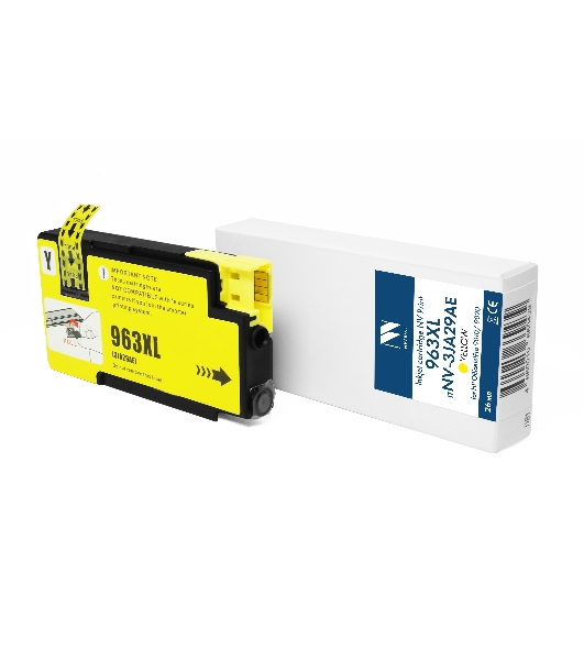 Картридж струйный NVPrint 963XL (NV-3JA29AE) желтый для HP OfficeJetPro 9010/9020 (26 мл) совместимый