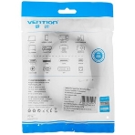 Патч-корд Vention прямой UTP cat.6a, RJ45 угол 90 - 15м. Черный, фото3