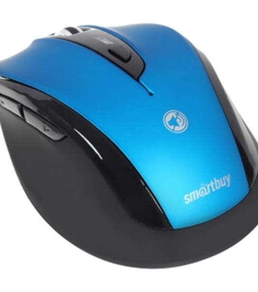 Мышь беспроводная беззвучная Smartbuy 612AG синяя, Blue LED SBM-612AG-BK