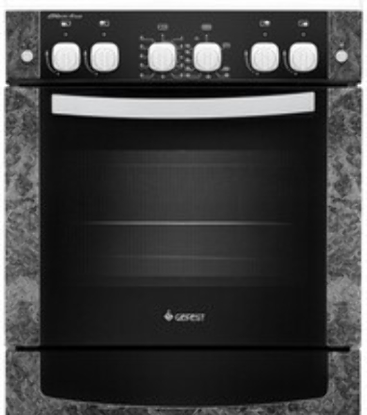 Плита газовая Gefest ПГ 6500-02 0313 черный, конфорок 4 шт, духовка 52 л, 60 см x 85 см x 60 см